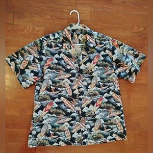 Hawaiian Surf Shirt Size XL USA Made